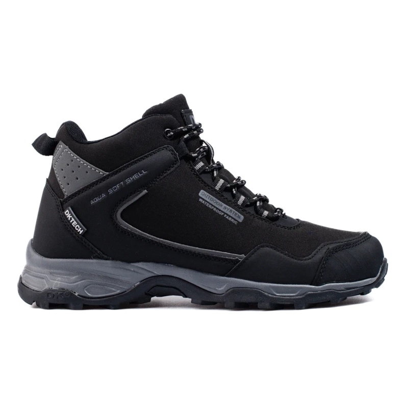 Zapatillas trekking hombre altas con protector DK negro Zapatillas trekking hombre altas con protector DK negro