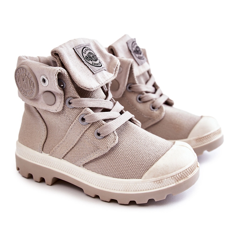 FB3 Zapatillas Altas Infantiles Tobby Gris beige