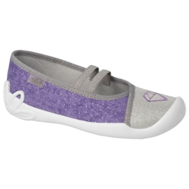 Zapatos befado niño 116Y314 púrpura plata gris