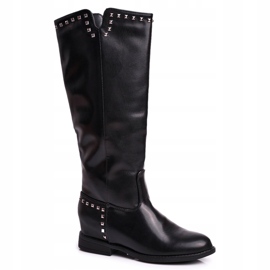 PS1 Botas de cuña con aislamiento para mujer Black Jets Karla negro