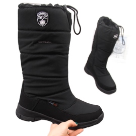 Botas de nieve impermeables American Club negras negro