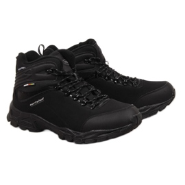 Zapatos trekking impermeable oversize negro American Club