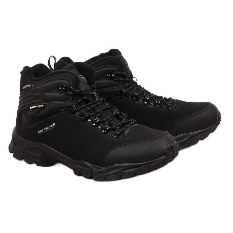 Zapatos trekking impermeable oversize negro American Club