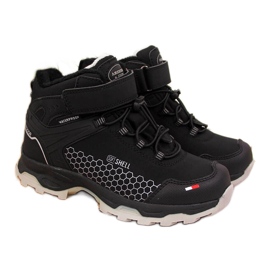 Botas de nieve impermeables de niño American Club negras negro