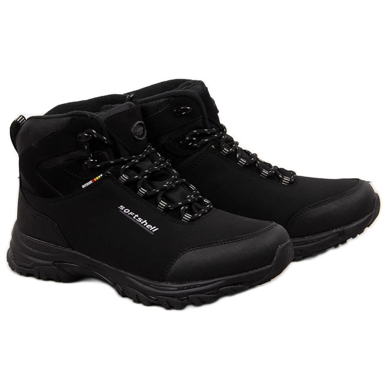 Zapatos de trekking impermeables de invierno para hombre American Club negros