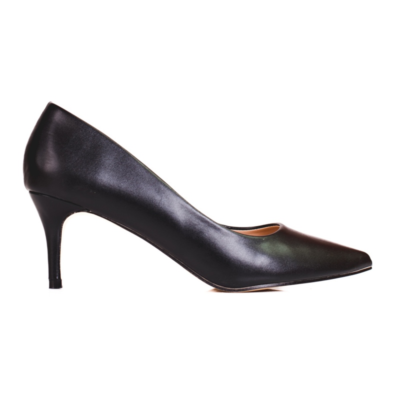 Zapatos negros de mujer con tacón Shelovet bajo