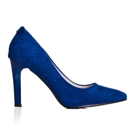Zapatos de tacón mujer Shelovet azul marino