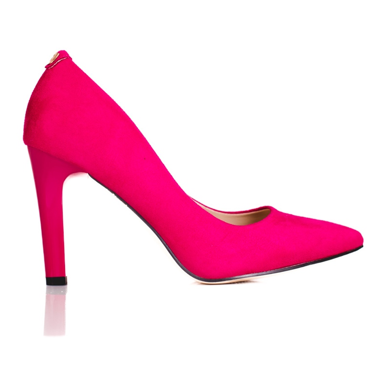 Zapatos de salón de mujer con tacones altos Shelovet rosa. rosado
