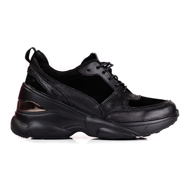 Deportivas mujer piel negra Shelovet negro