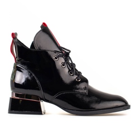 Botas Shelovet de mujer negras elegantes negro