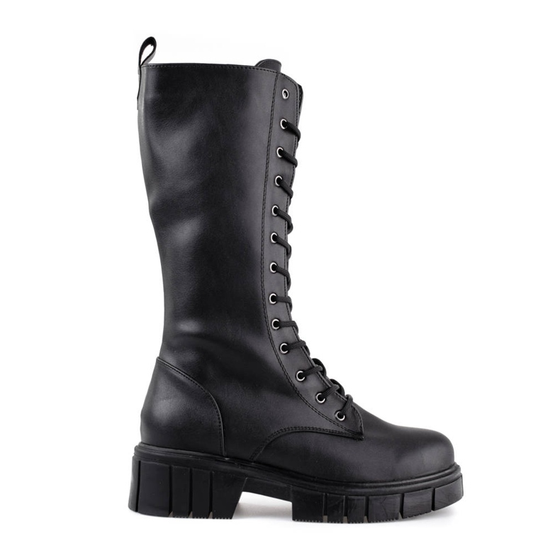 Botas con cordones para mujer de Sokolski negro