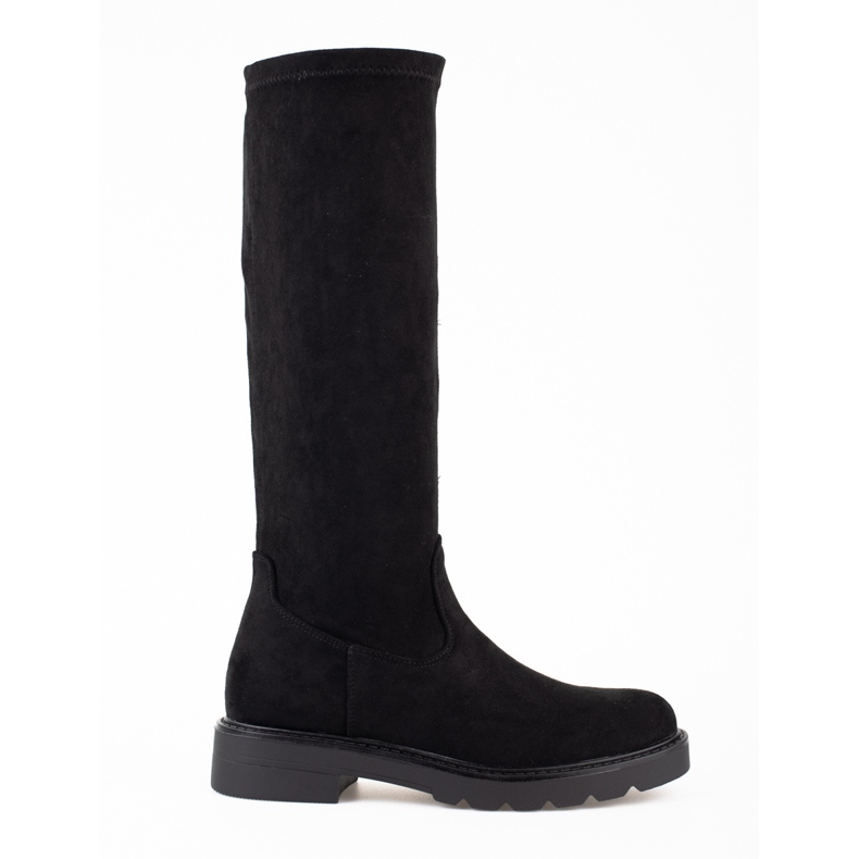 Botas de mujer Shelovet de ante negro