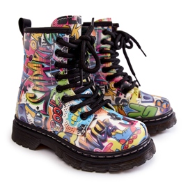 FR1 Botas Abrigadas Infantiles Estampado Multicolor Dexi