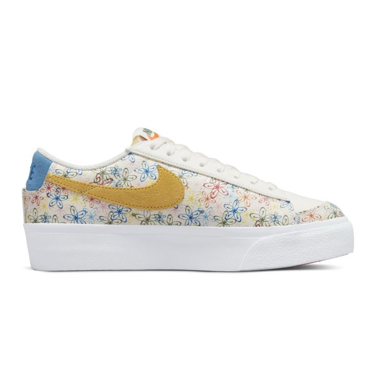 Nike Blazer Low Platform Mujer DV3210-100 blanco multicolor Nike Blazer Low Platform Mujer DV3210-100 blanco multicolor