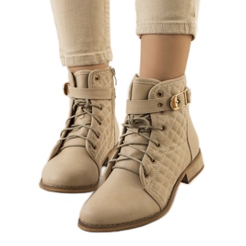 BM Botas beige Dakin
