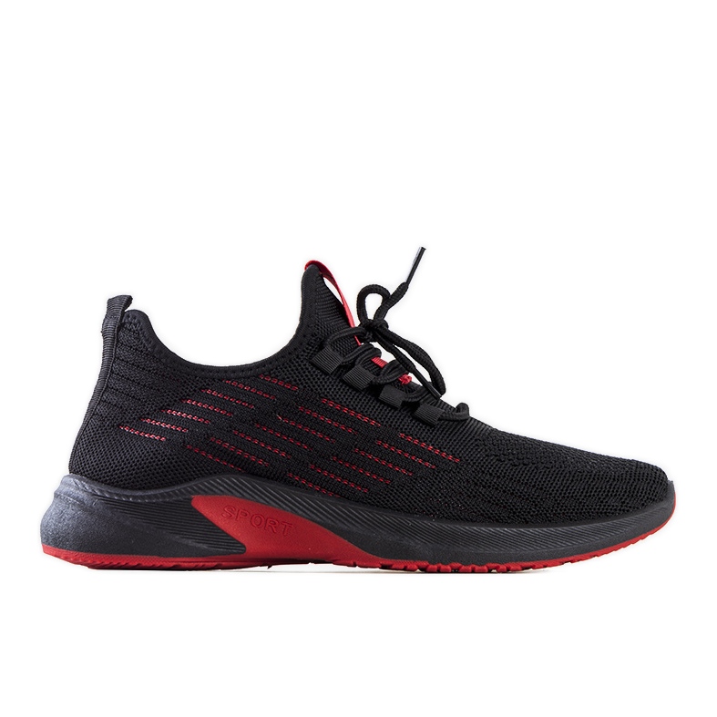 Deportivas Brownle negras y rojas negro rojo