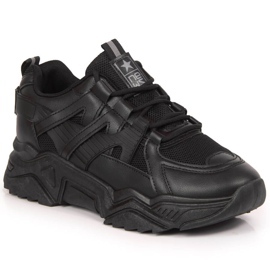 Zapatillas deportivas mujer negras Vinceza 13577 sneakers negro - KeeShoes