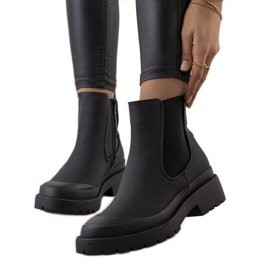 Botas negras de mujer de Detis. negro Botas negras de mujer de Detis. negro