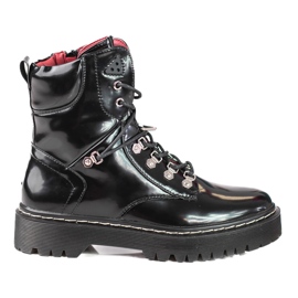 Trabajadoras de Shelovet con cordones. negro