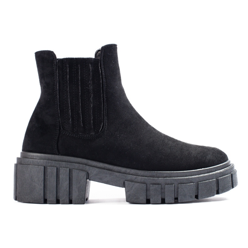 Botines Shelovet Chelsea de mujer en ante negro
