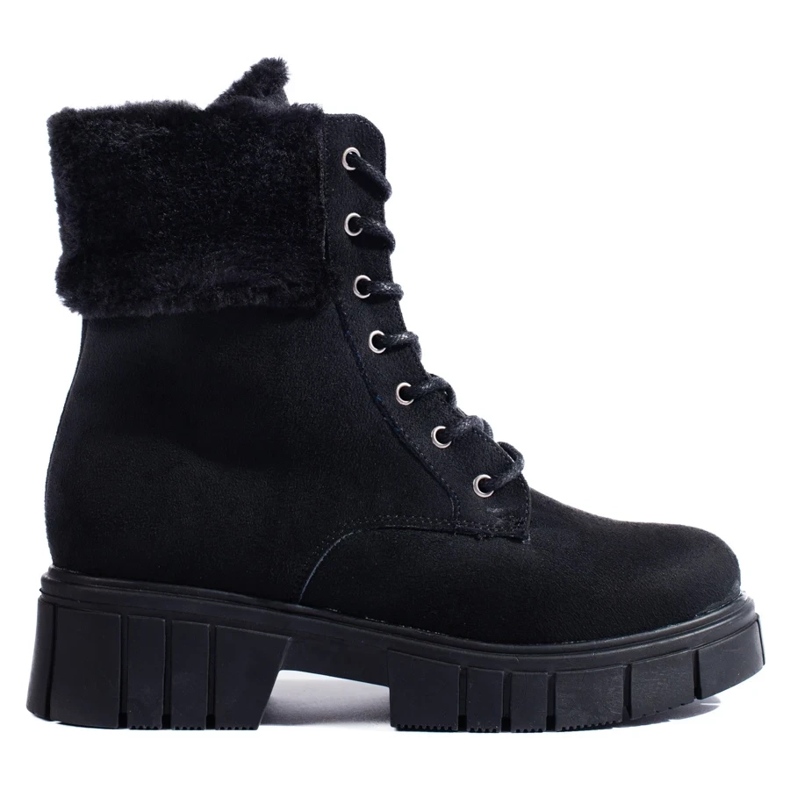 T.Sokolski Botas Shelovet de ante para mujer negro
