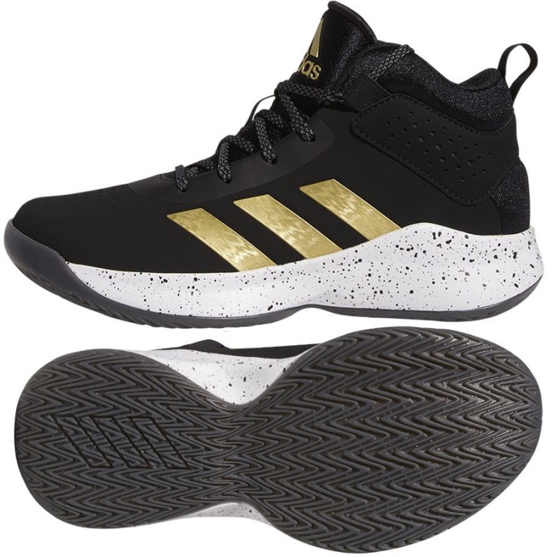 Zapatillas de baloncesto Adidas Cross Em Up 5 K Wide GX4790 negro negro