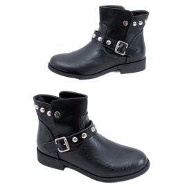 BM Cressida Botas planas negras para mujer negro