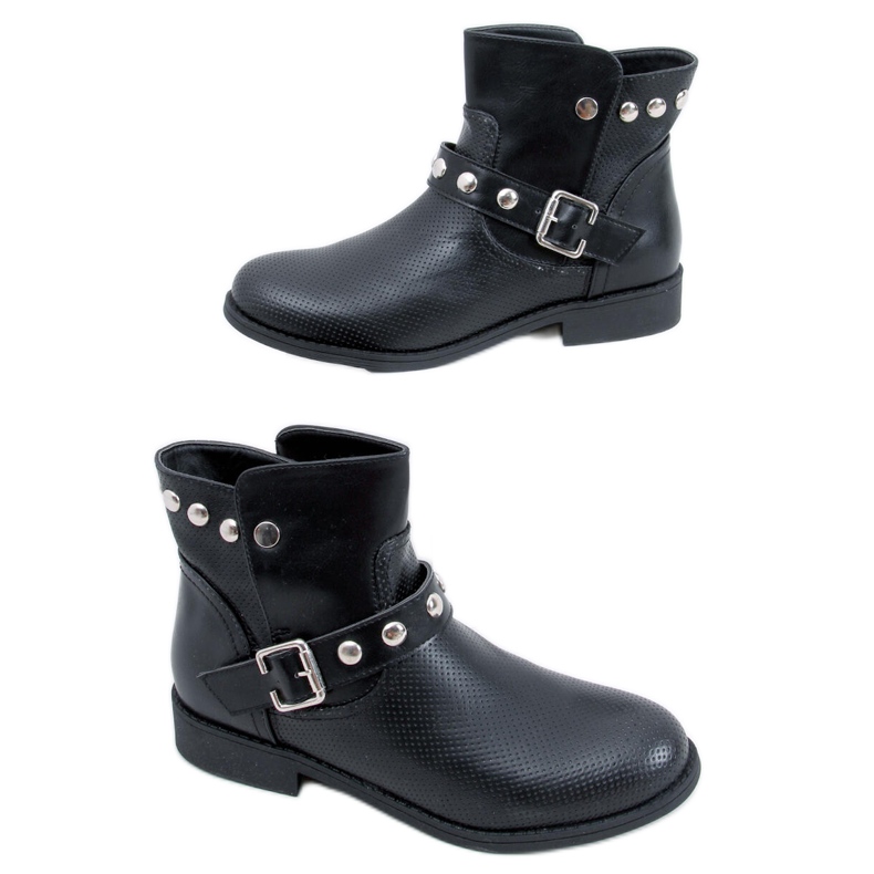BM Cressida Botas planas negras para mujer negro