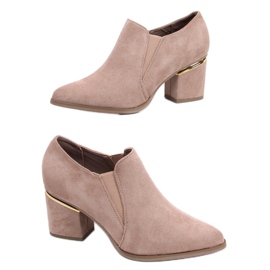 Brenda Khaki tacones altos beige