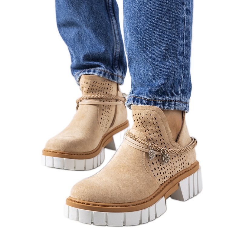 BM Botas Langridge beige BM Botas Langridge beige