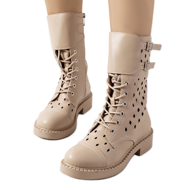 Botas caladas beige Finlay Botas caladas beige Finlay