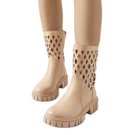 Botines Dinah beige