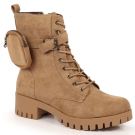Cazadoras con bolsillo, ante aislante Jezzi W JEZ370 beige