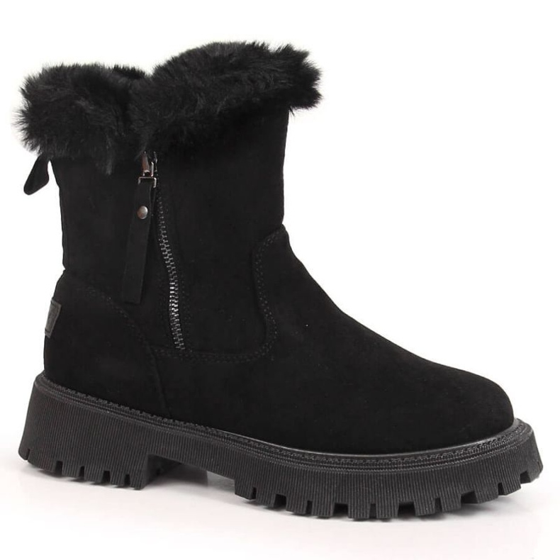 Botas con pelo gamuza Vinceza W JAN164A negro