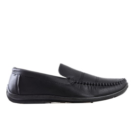 BM Mocasines Cordle de hombre negros