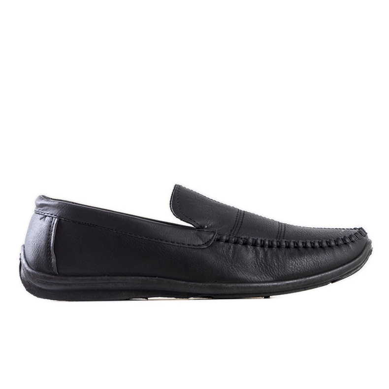 BM Mocasines Cordle de hombre negros