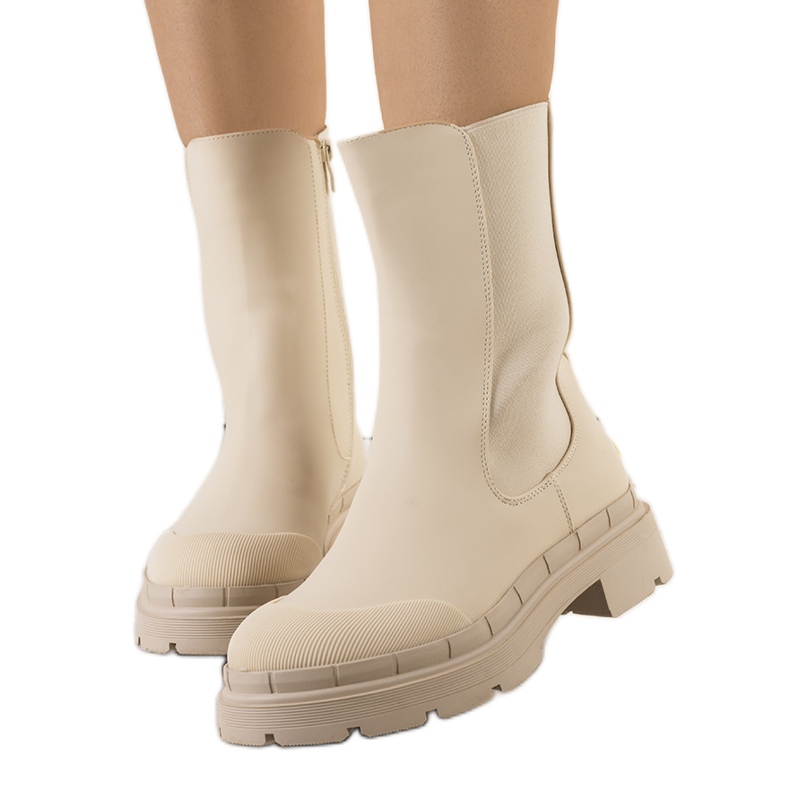BM Botas Antede beige mate BM Botas Antede beige mate