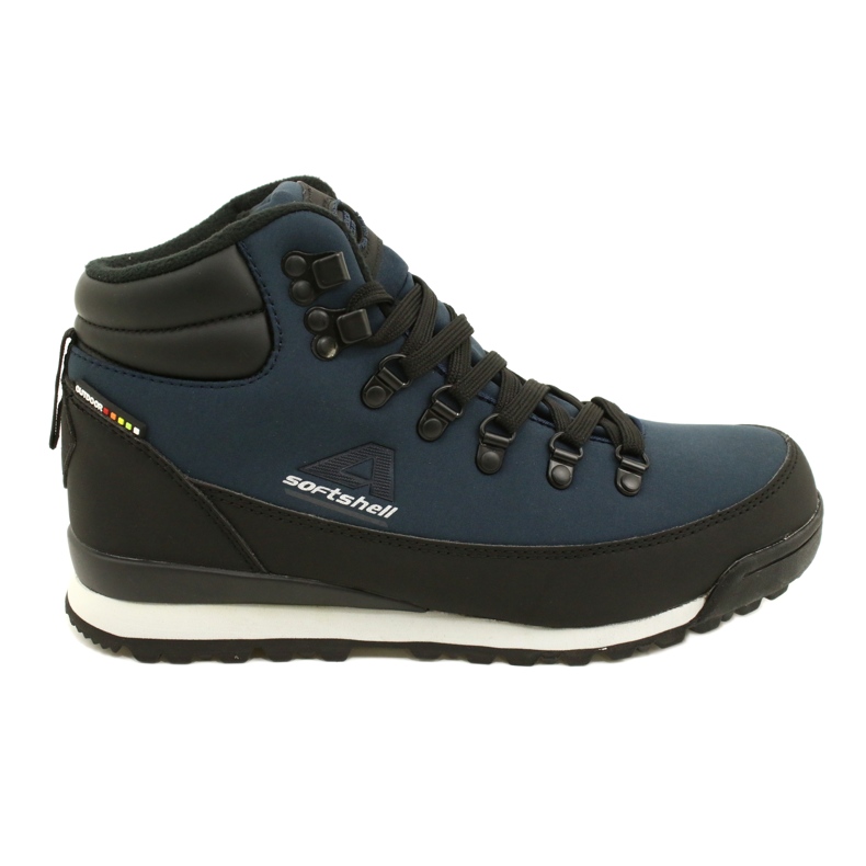 American Club Botas americanas trekking invierno Softshell WT60 Azul marino negro American Club Botas americanas trekking invierno Softshell WT60 Azul marino negro