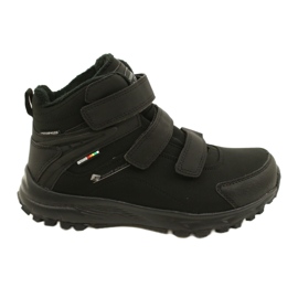 American Club Zapatos americanos de invierno con membrana negra. negro