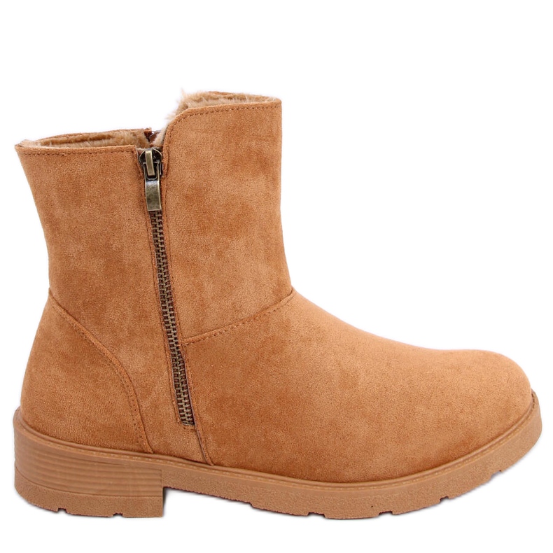 PA1 Botas planas Kallen Camel marrón