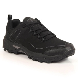 Zapatillas deportivas atletico impermeables de trekking para hombre negro