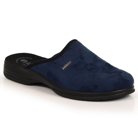 Cómodas zapatillas de casa de hombre Inblu azul marino