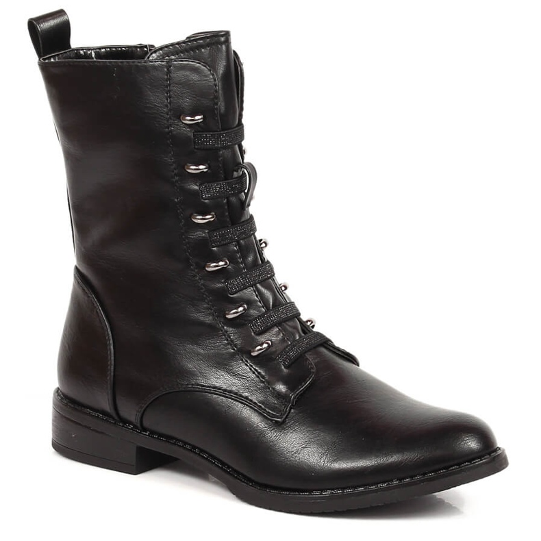 Botas de mujer negras con aislamiento y cremallera Jezzi negro