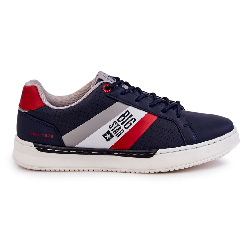 Zapatillas Deportivas Clásicas de Hombre Memory Foam Big Star KK174058 Azul Marino