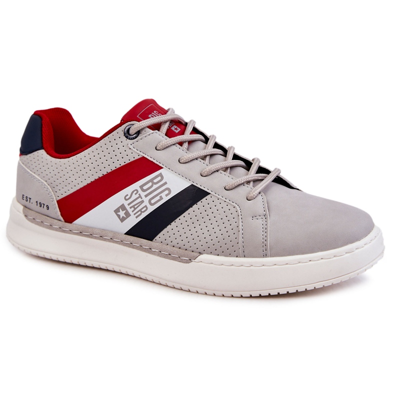 Zapatillas Deportivas Clásicas de Hombre Memory Foam Big Star KK174056 Gris