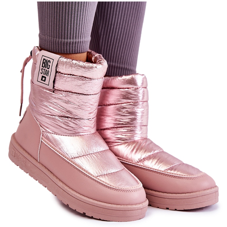 Botas de nieve mujer Big Star II274119 Rosa rosado Botas de nieve mujer Big Star II274119 Rosa rosado