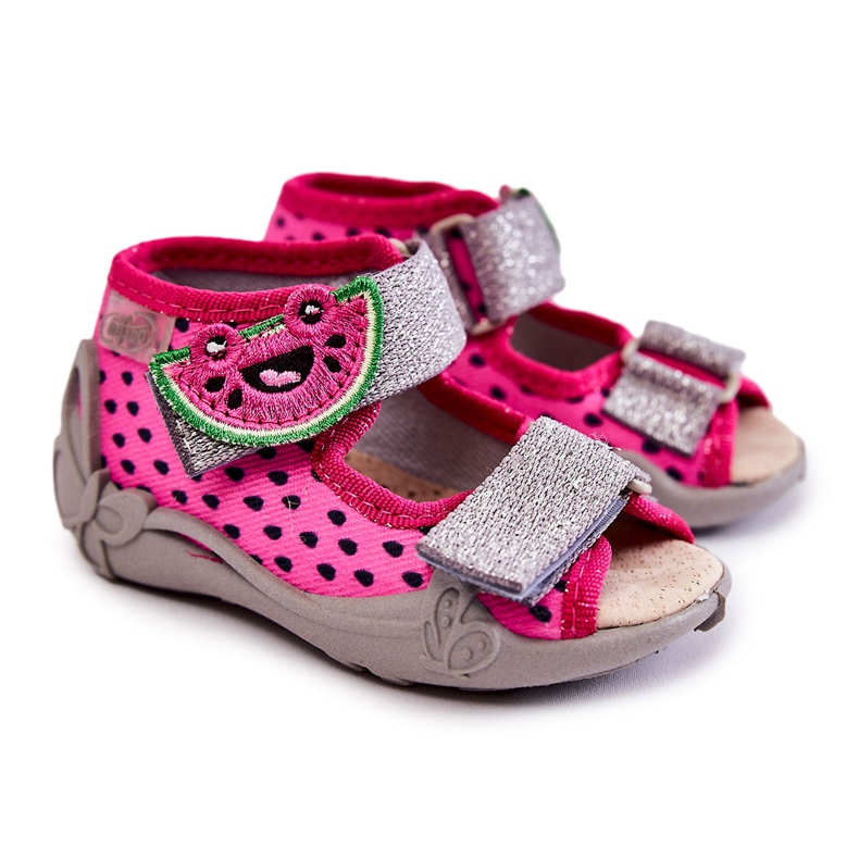 BEFADO S.A. Sandalias Con Velcro Sandía Befado 342P045 Rosa rosado
