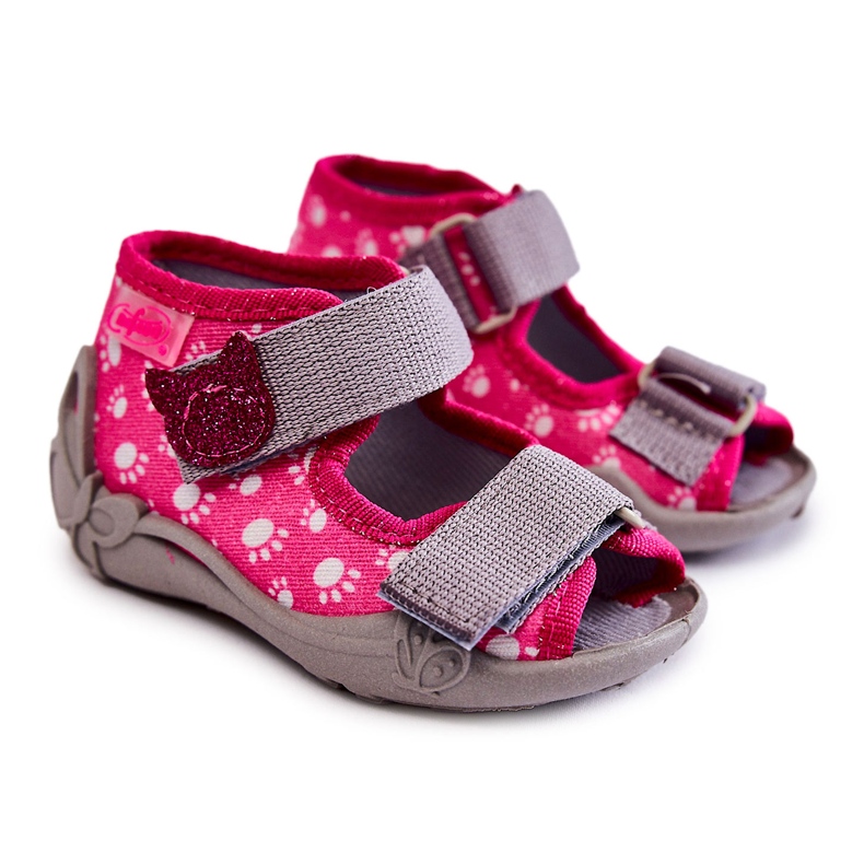 BEFADO S.A. Sandalias Chanclas Befado Velcro Patas 242P108 Rosa rosado