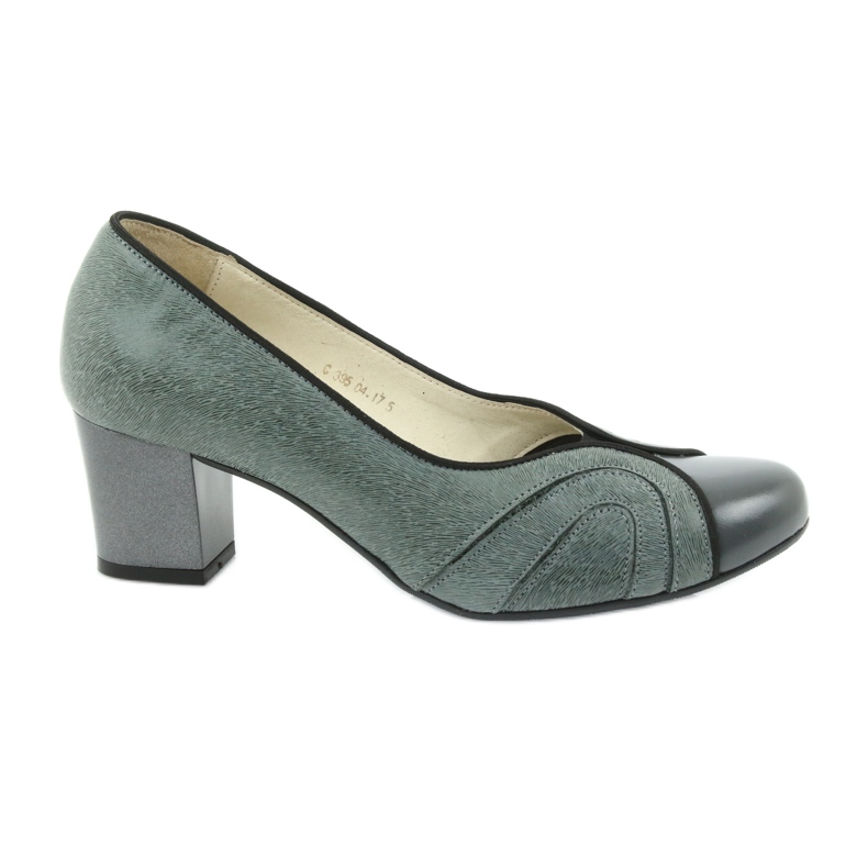 ESPINTO Classic Women's High Heels 395 Tęg G1/2 Gray gris