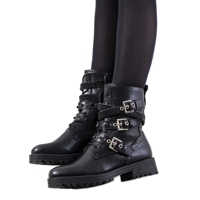 Botas negras de Veritas negro Botas negras de Veritas negro